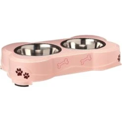 Loving Pets Dolce Double Diner Non-Skid Elevated Dog & Cat Bowls -PetSafe Kong Shop 54516 PT2. AC SS1800 V1539702415