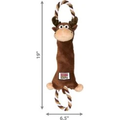 KONG Tuggerknots Moose Dog Toy -PetSafe Kong Shop 58080 PT2. AC SS1800 V1603130179