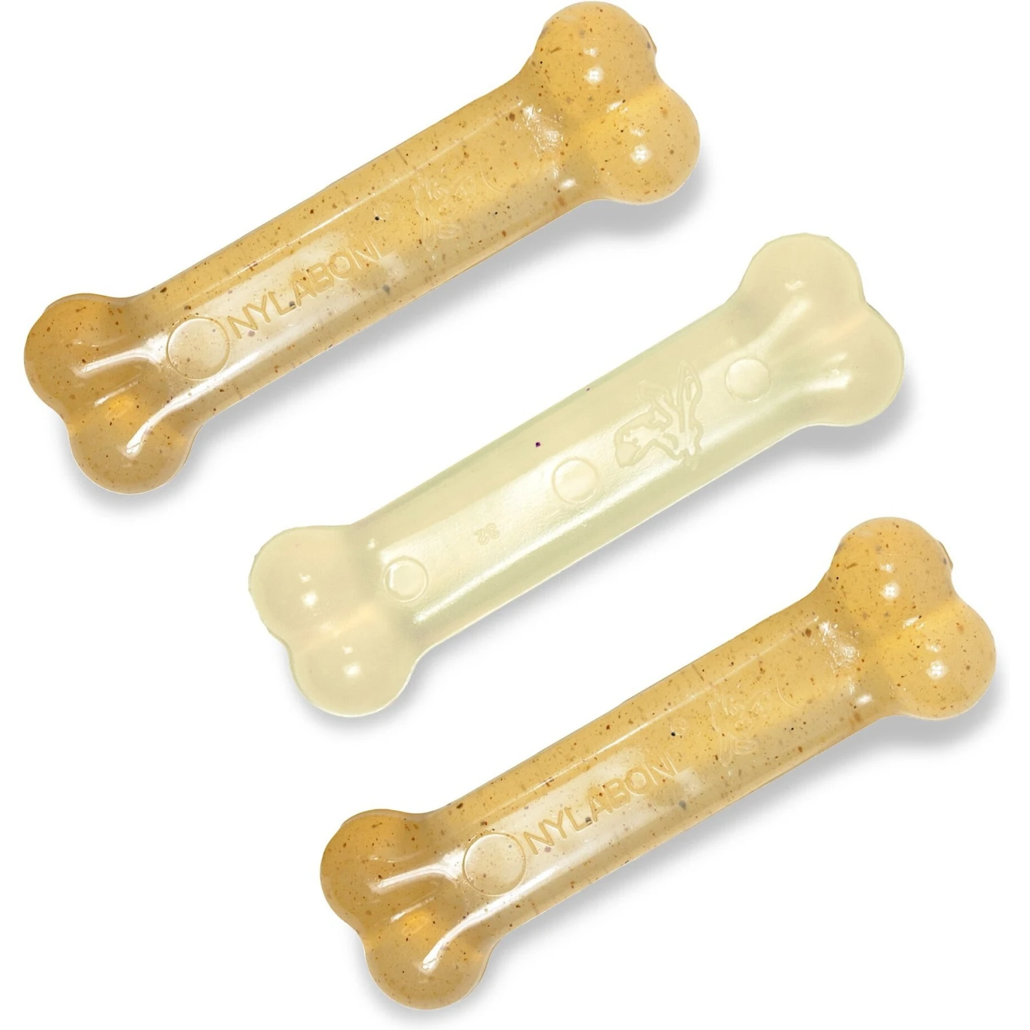 Nylabone FlexiChew Moderate Dog Chew Toys Triple Pack Variety 2 Nylabone FlexiChew Moderate Dog Chew Toys Triple Pack Variety - Image 2