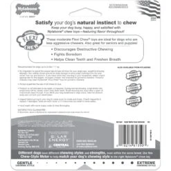 Nylabone FlexiChew Moderate Dog Chew Toys Triple Pack Variety 15 Nylabone FlexiChew Moderate Dog Chew Toys Triple Pack Variety -PetSafe Kong Shop 59243 PT6. AC SS1800 V1685647195
