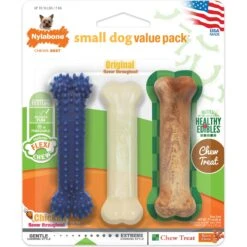 Nylabone Healthy Edible Flexi Chew Value Pack Bacon & Chicken Flavor Dog Chew Toy