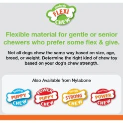 Nylabone Healthy Edible Flexi Chew Value Pack Bacon & Chicken Flavor Dog Chew Toy 14 Nylabone Healthy Edible Flexi Chew Value Pack Bacon & Chicken Flavor Dog Chew Toy -PetSafe Kong Shop 59246 PT5. AC SS1800 V1623883061