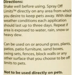 NaturVet OFF Limits! Keeps Pets Away Naturally Ready To Use Spray -PetSafe Kong Shop 60346 PT3. AC SS1800 V1468866165