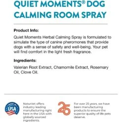 NaturVet Quiet Moments Simulated Canine Pheromones Calming Spray For Dogs 13 NaturVet Quiet Moments Simulated Canine Pheromones Calming Spray For Dogs -PetSafe Kong Shop 60350 PT6. AC SS1800 V1698692904