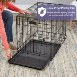 MidWest ICrate Fold & Carry Single Door Collapsible Wire Dog Crate -PetSafe Kong Shop 60371 PT4. AC SS1800 V1647556992