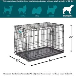 MidWest ICrate Fold & Carry Double Door Collapsible Wire Dog Crate 16 MidWest ICrate Fold & Carry Double Door Collapsible Wire Dog Crate -PetSafe Kong Shop 60384 PT7. AC SS1800 V1647556984