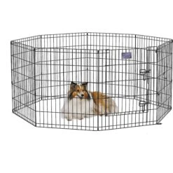 MidWest Wire Dog Exercise Pen With Step-Thru Door, Black E-Coat 13 MidWest Wire Dog Exercise Pen With Step-Thru Door, Black E-Coat -PetSafe Kong Shop 60389 PT4. AC SS1800 V1567184599