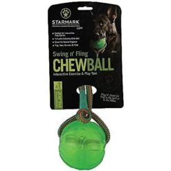 Starmark Swing 'n Fling Chew Ball Dog Toy -PetSafe Kong Shop 60492 PT3. AC SS1800 V1589319408