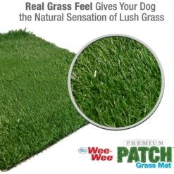 Four Paws Wee-Wee Dog Grass Patch Tray & Wee-Wee Patch Replacement Grass Mat -PetSafe Kong Shop 609526 PT7. AC SS1800 V1660403277