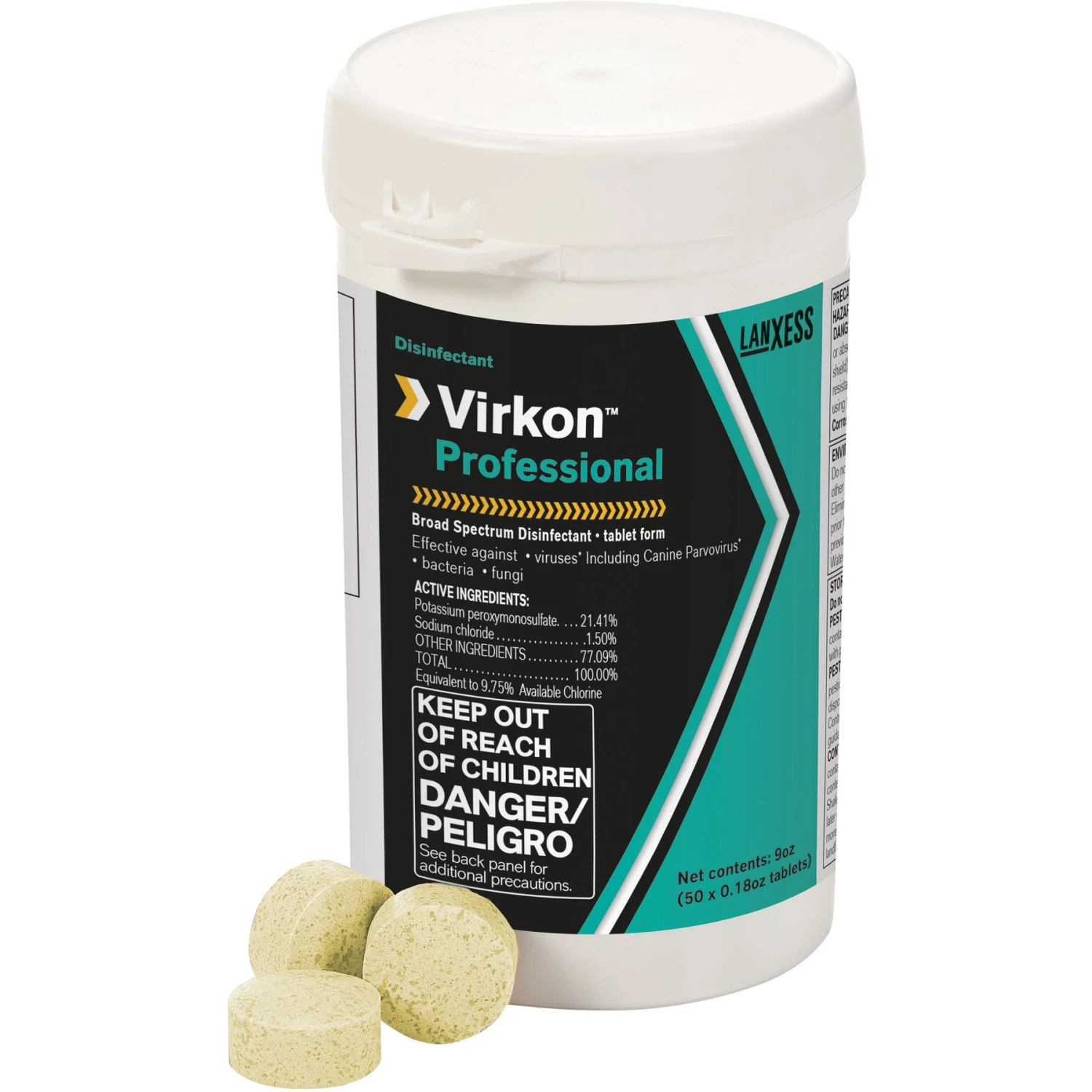 Vetoquinol Virkon Pro Disinfectant Tablets Dog & Cat Stain Remover, 50 Count 1 Vetoquinol Virkon Pro Disinfectant Tablets Dog & Cat Stain Remover, 50 Count