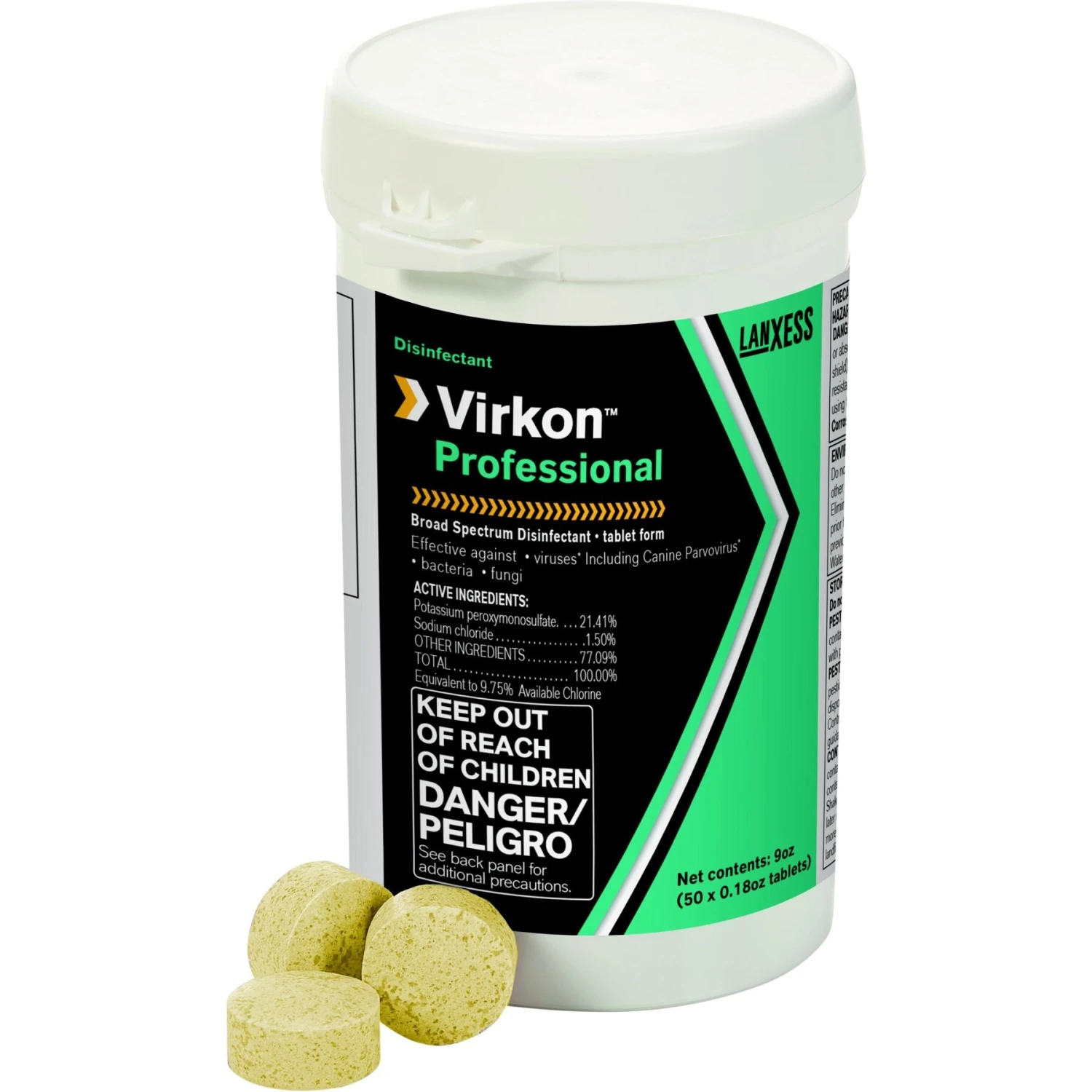 Vetoquinol Virkon Pro Disinfectant Tablets Dog & Cat Stain Remover, 50 Count 2 Vetoquinol Virkon Pro Disinfectant Tablets Dog & Cat Stain Remover, 50 Count - Image 2