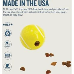 Planet Dog Orbee-Tuff Sport Tennis Ball Tough Dog Chew Toy -PetSafe Kong Shop 62264 PT2. AC SS1800 V1646769095
