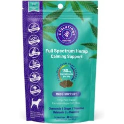 NaturVet Evolutions Full Spectrum Calming Soft Chew Supplement For Adult Dogs