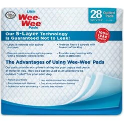 Wee-Wee Little Dog Pee Pads 16.5 X 23.5-in -PetSafe Kong Shop 62531 PT2. AC SS1800 V1621377465