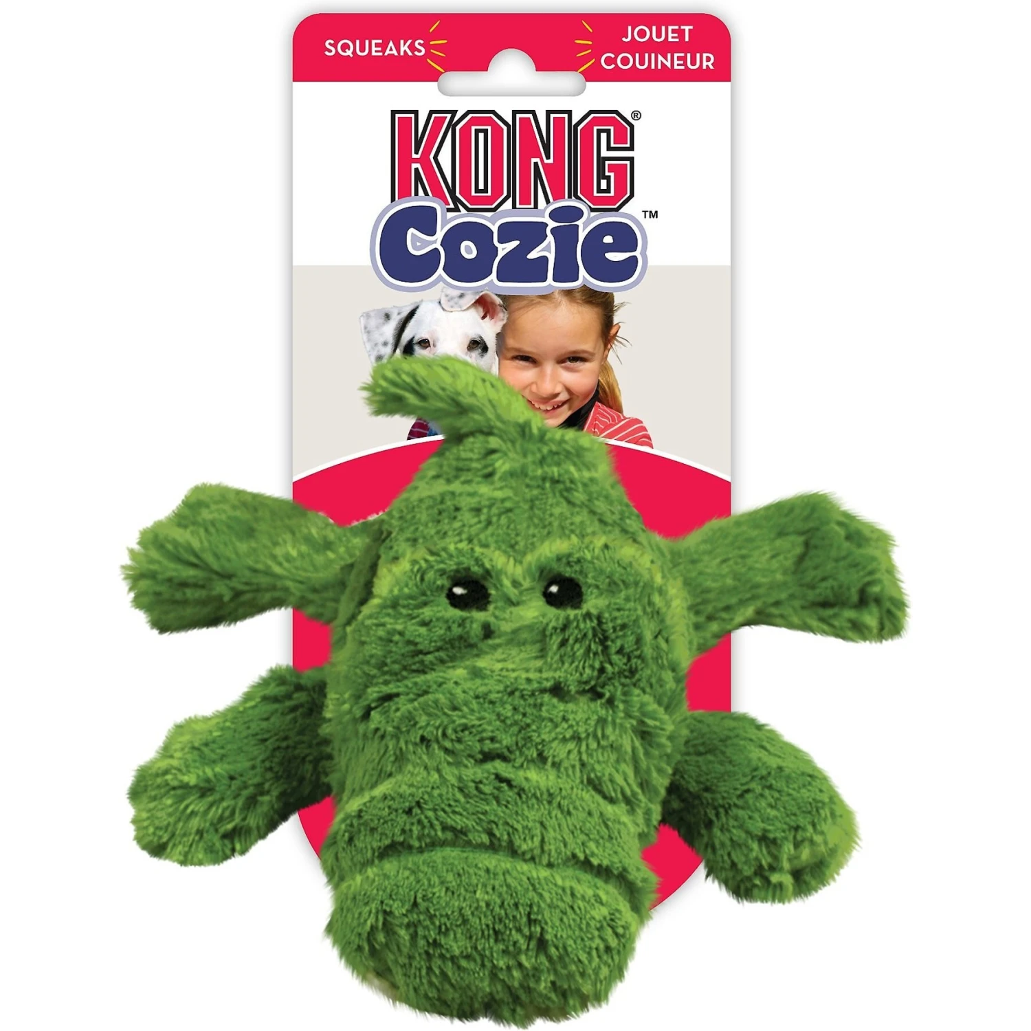 KONG Cozie Ali The Alligator Dog Toy 4 KONG Cozie Ali The Alligator Dog Toy - Image 4