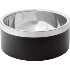 Frisco Insulated Two-Toned Non-Skid Stainless Steel Dog & Cat Bowl + 3 Items -PetSafe Kong Shop 630886 PT7. AC SS1800 V1662738451