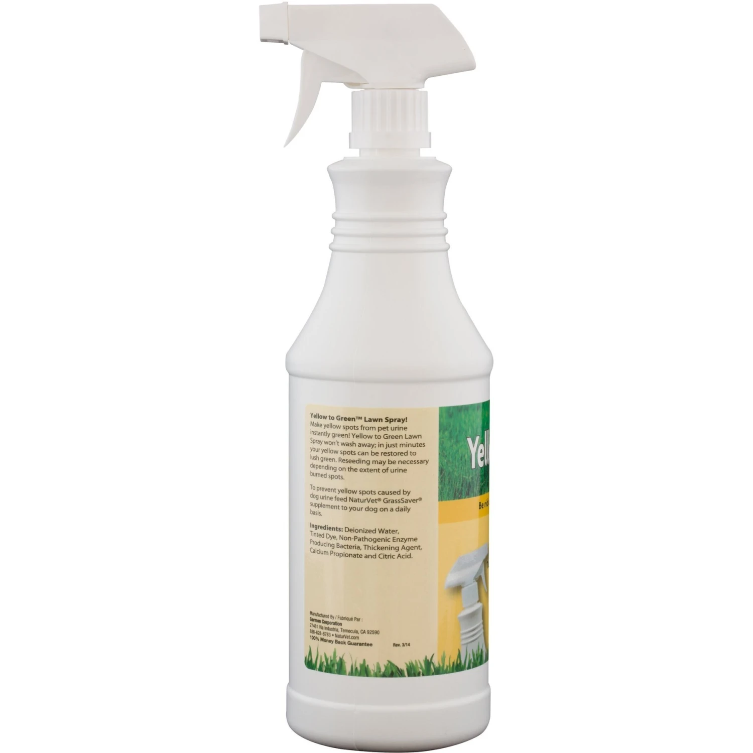 NaturVet Yellow To Green Lawn Spray 2 NaturVet Yellow To Green Lawn Spray - Image 2