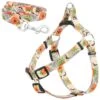 STAR WARS THE MANDALORIAN GROGU Pumpkin Dog Harness & STAR WARS THE MANDALORIAN GROGU Pumpkin Dog Leash