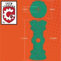 Himalayan Pet Supply Jughead Slim Chew Guardian Chew Smarter Chew Longer Dog Toy, Green, Medium -PetSafe Kong Shop 641062 PT3. AC SS1800 V1665607762