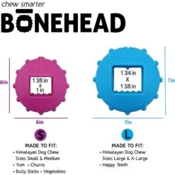 Himalayan Pet Supply Bonehead Chew Guardian Chew Smarter & Longer Dog Toy 13 Himalayan Pet Supply Bonehead Chew Guardian Chew Smarter & Longer Dog Toy -PetSafe Kong Shop 641086 PT5. AC SS1800 V1665606692