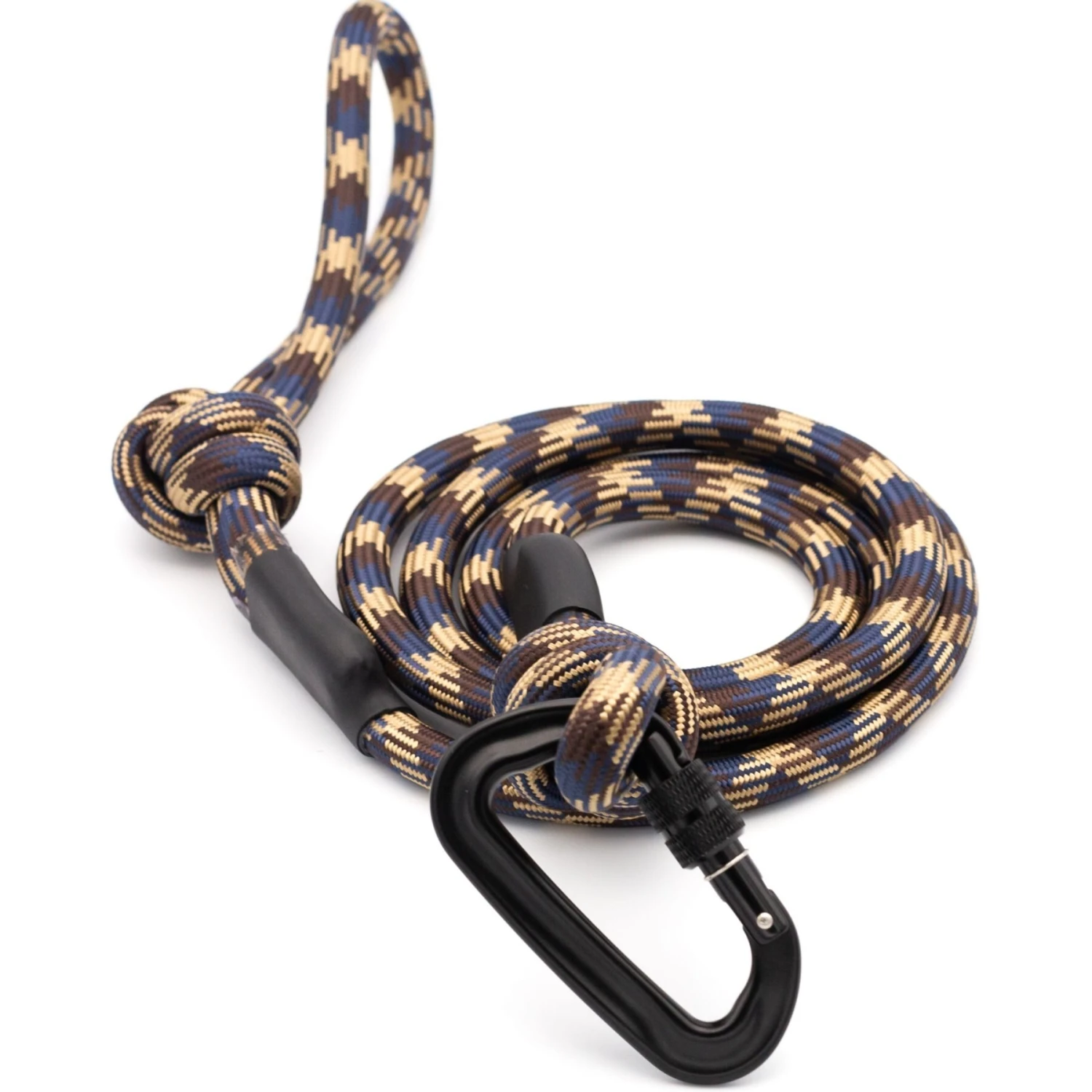Euro-Dog 6-ft Mountain Argyle Climbing Rope Dog Leash, Mountain Argyle 2 Euro-Dog 6-ft Mountain Argyle Climbing Rope Dog Leash, Mountain Argyle - Image 2