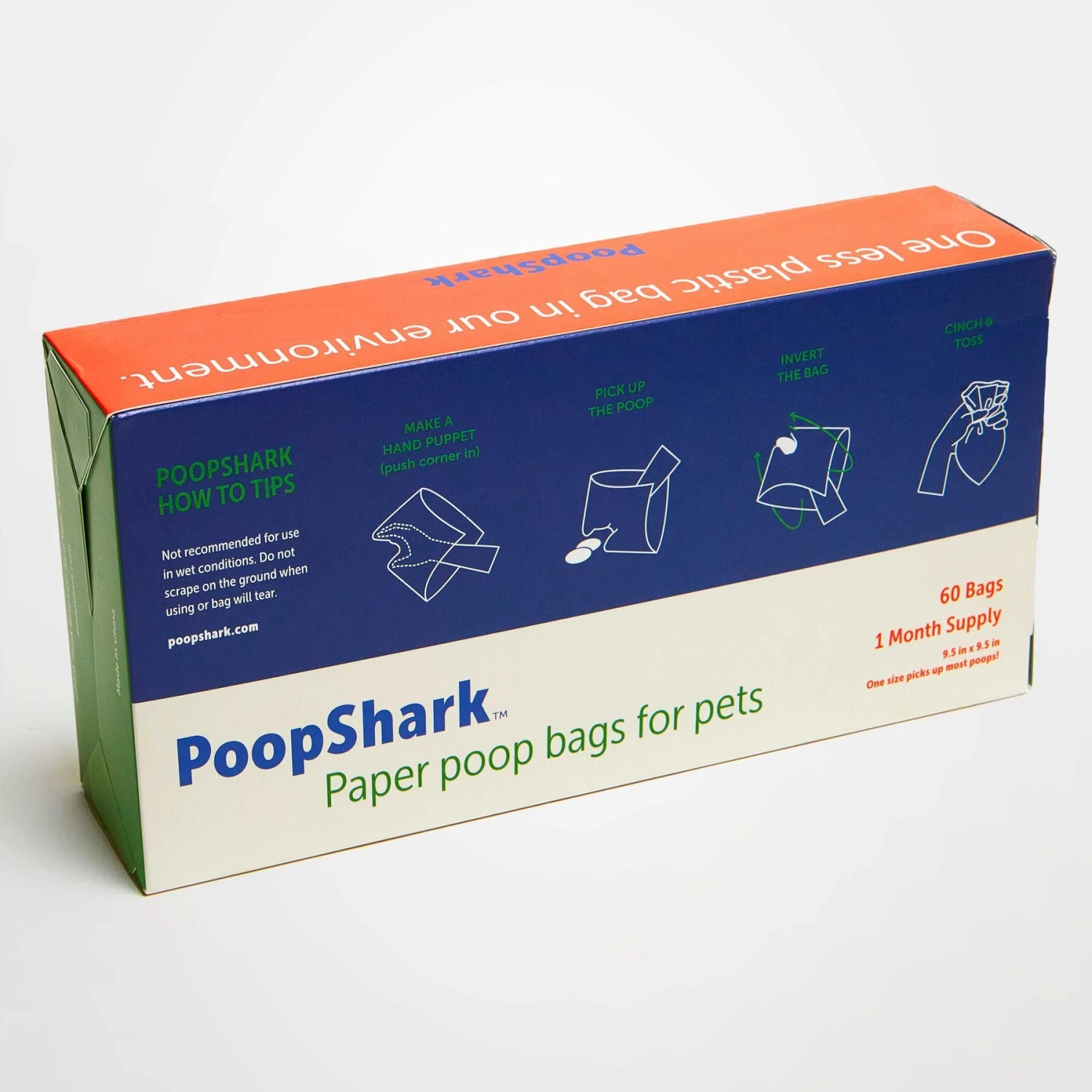 PoopShark Paper Poop Bags For Dogs, Brown Kraft, 60 Count 4 PoopShark Paper Poop Bags For Dogs, Brown Kraft, 60 Count - Image 4