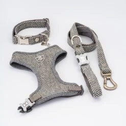 HUGO & HUDSON Herringbone Tweed Dog Leash -PetSafe Kong Shop 644038 PT5. AC SS1800 V1663343329