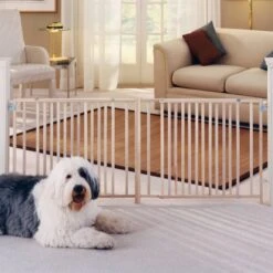 MyPet Wood Extra-Wide Swing Pet Gate For Dogs & Cats -PetSafe Kong Shop 64582 PT2. AC SS1800 V1480633604