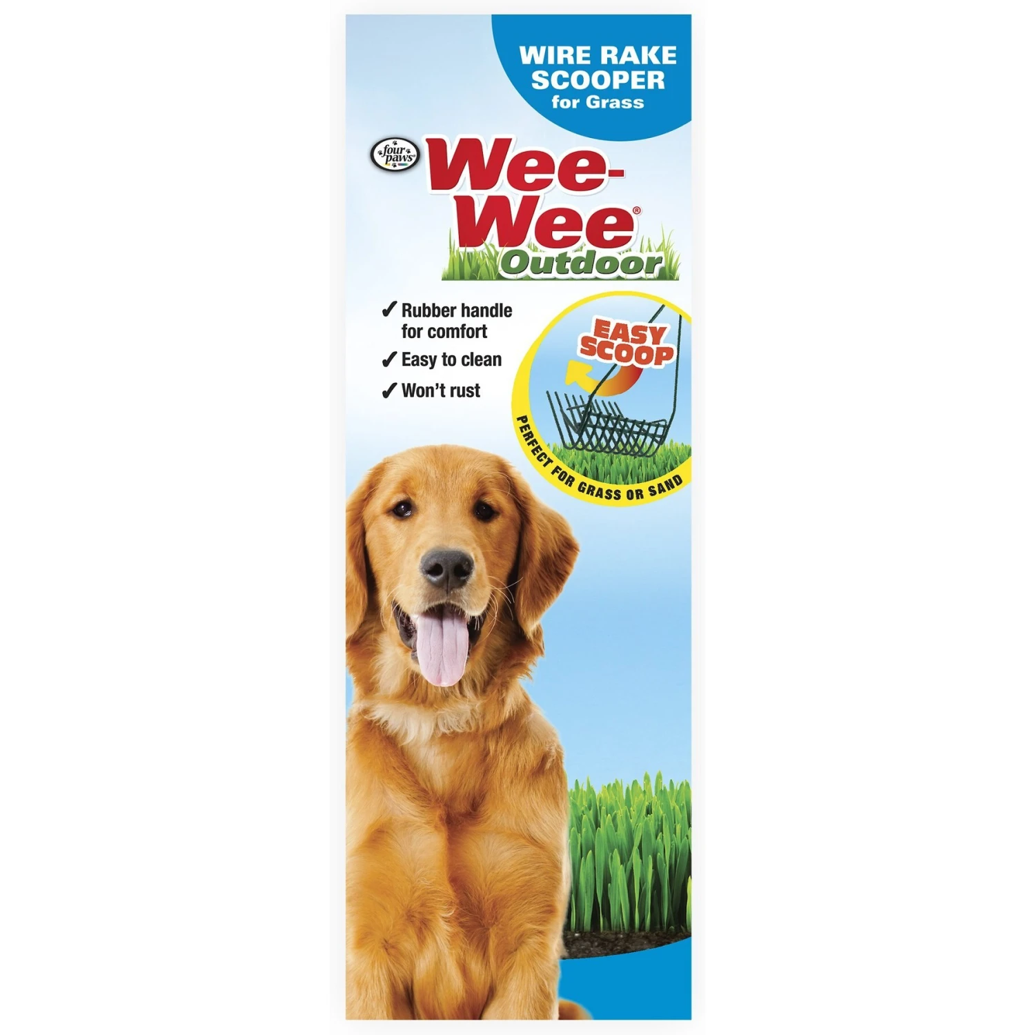 Wee-Wee Wire Rake Scooper For Grass 2 Wee-Wee Wire Rake Scooper For Grass - Image 2