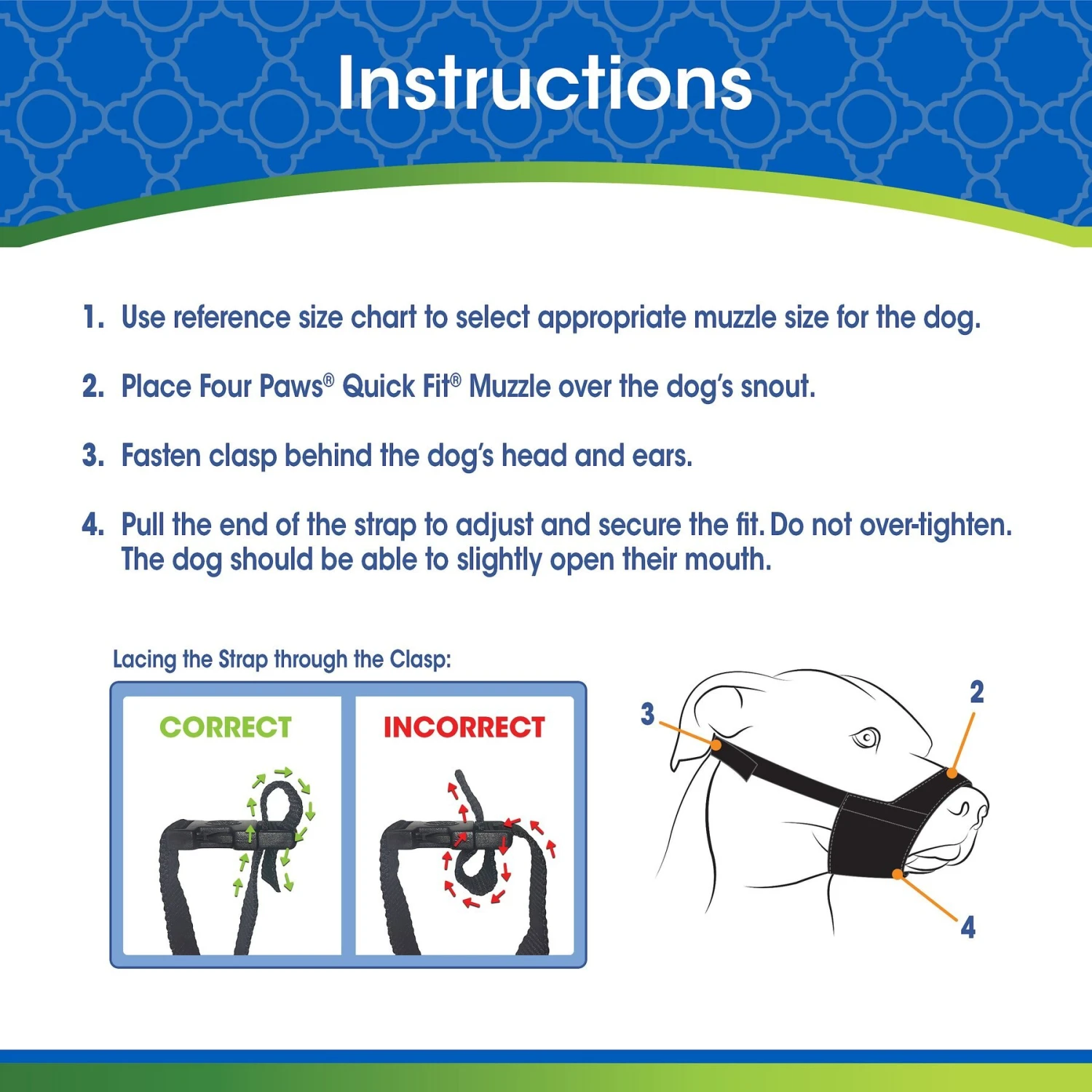 Four Paws Walk-About Quick-Fit Dog Muzzle 3 Four Paws Walk-About Quick-Fit Dog Muzzle - Image 3
