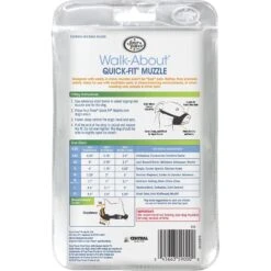 Four Paws Walk-About Quick-Fit Dog Muzzle 14 Four Paws Walk-About Quick-Fit Dog Muzzle -PetSafe Kong Shop 65318 PT6. AC SS1800 V1624394055