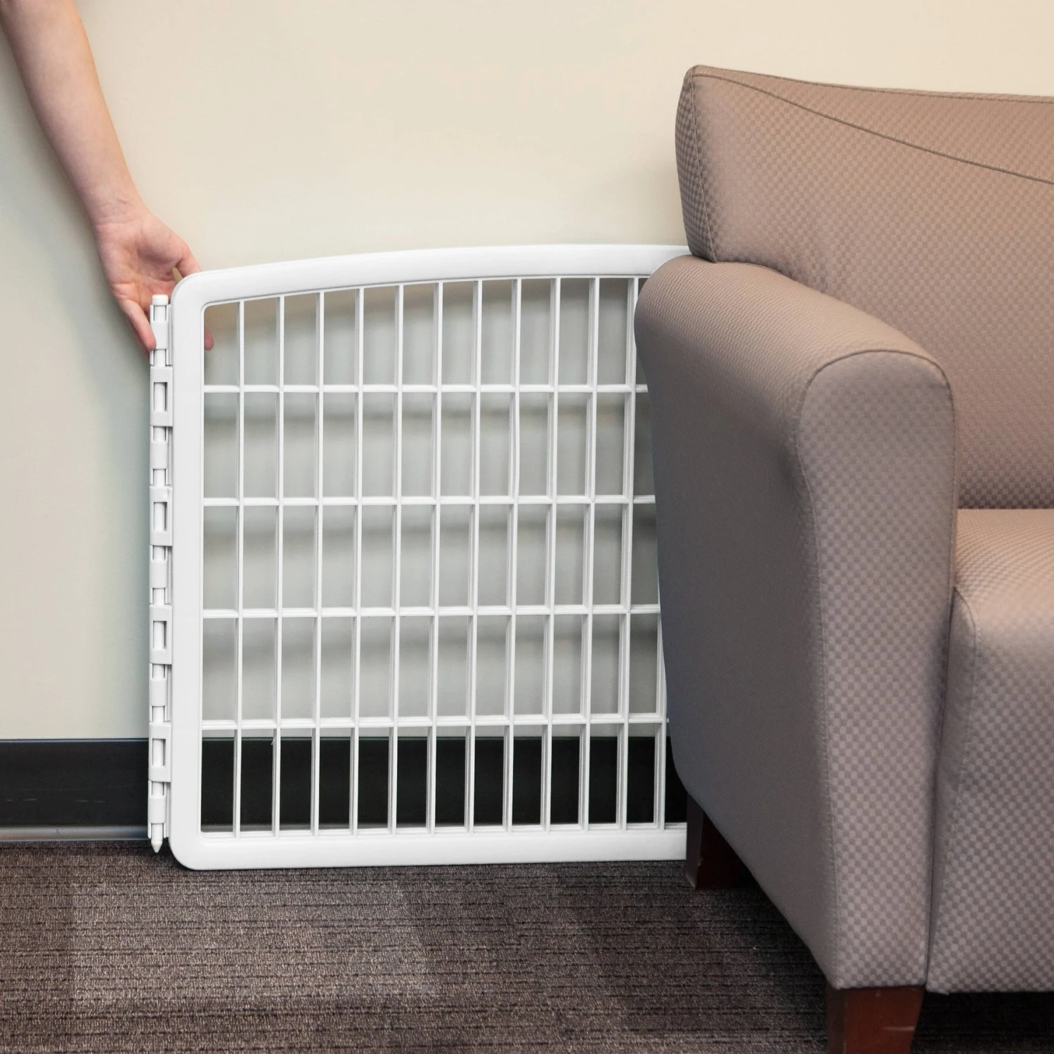 IRIS USA Dog Playpen 2-Panel Add-On, 24-in, White 6 IRIS USA Dog Playpen 2-Panel Add-On, 24-in, White - Image 6
