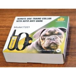 GroovyPets 650 Yard Auto Anti-bark Remote Dog Training Shock Collar, Black -PetSafe Kong Shop 654750 PT8. AC SS1800 V1675089325