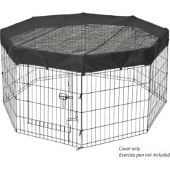 MidWest Exercise Pen Top Fabric Mesh Sunscreen Accessory, Octagonal Configuration, Black -PetSafe Kong Shop 655470 PT6. AC SS1800 V1700156096
