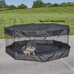 MidWest Canvas Dog Exercise Pen Base Cover Accessory, Octagonal Configuration, Black -PetSafe Kong Shop 655486 PT3. AC SS1800 V1667598087