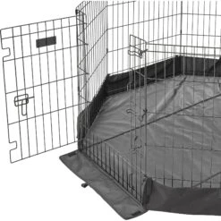 MidWest Canvas Dog Exercise Pen Base Cover Accessory, Octagonal Configuration, Black -PetSafe Kong Shop 655486 PT4. AC SS1800 V1667598196