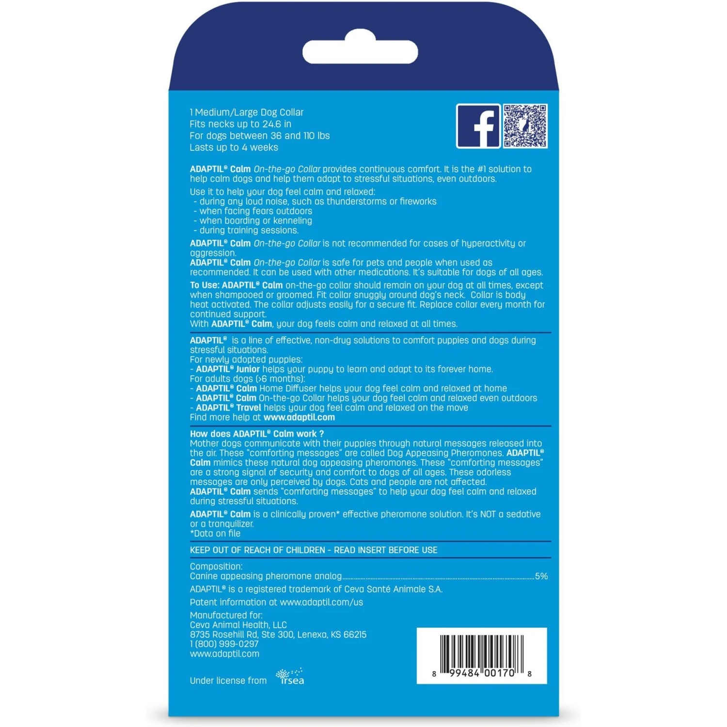 Adaptil On-the-Go Calming Collar For Dogs & Adaptil Calming Diffuser Refill For Dogs 3 Adaptil On-the-Go Calming Collar For Dogs & Adaptil Calming Diffuser Refill For Dogs - Image 3