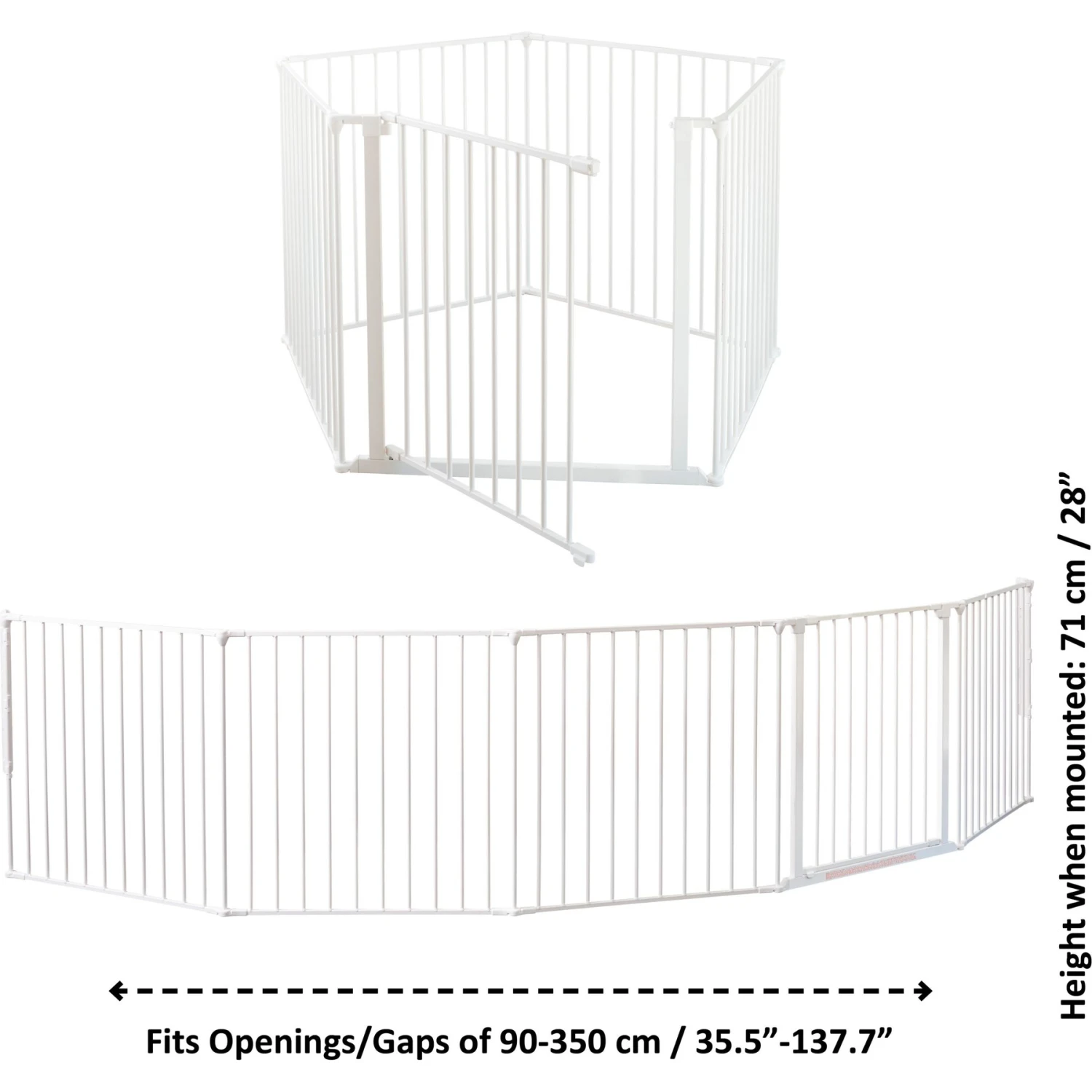 Scandinavian Pet 28-in Flex Configurable Dog Gate 3 Scandinavian Pet 28-in Flex Configurable Dog Gate - Image 3