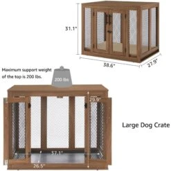 Unipaws Furniture Style With Tray Dog Crate -PetSafe Kong Shop 661070 PT5. AC SS1800 V1666297281