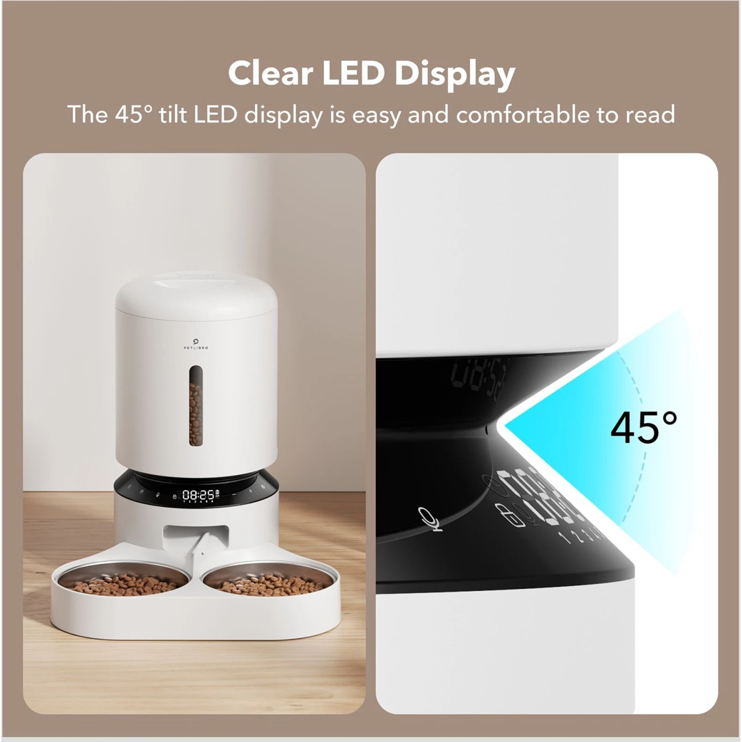 Petlibro Granary Automatic Two Cat & Dog Feeder, 5L 7 Petlibro Granary Automatic Two Cat & Dog Feeder, 5L - Image 7