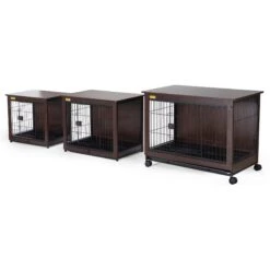 Coziwow Furniture Style Dog Crate With Removable Tray, Walnut -PetSafe Kong Shop 661310 PT8. AC SS1800 V1669094468