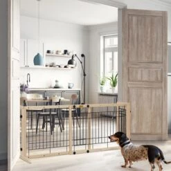 Coziwow 21-in Adjustable Extra Wide Freestanding Dog Gate, Natural Wood 12 Coziwow 21-in Adjustable Extra Wide Freestanding Dog Gate, Natural Wood -PetSafe Kong Shop 665846 PT3. AC SS1800 V1668456945