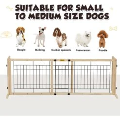 Coziwow 21-in Adjustable Extra Wide Freestanding Dog Gate, Natural Wood 15 Coziwow 21-in Adjustable Extra Wide Freestanding Dog Gate, Natural Wood -PetSafe Kong Shop 665846 PT6. AC SS1800 V1668456891