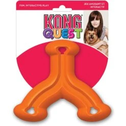 KONG Quest Wishbone Dog Toy, Color Varies -PetSafe Kong Shop 66617 PT3. AC SS1800 V1603144912