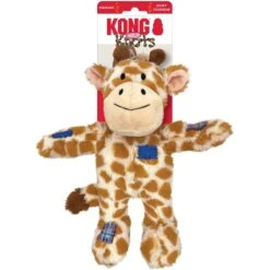 KONG Wild Knots Giraffe Dog Toy, Yellow -PetSafe Kong Shop 666414 PT2. AC SS1800 V1666386082
