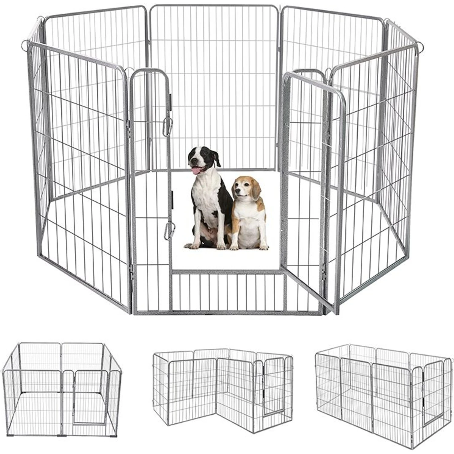 Aivituvin AIR51 Exercise Outdoor & Indoor Portable Dog Playpen, Large 1 Aivituvin AIR51 Exercise Outdoor & Indoor Portable Dog Playpen, Large