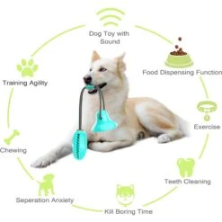 Pet Life 'Grip N' Play' Treat Dispensing Football Shaped Suction Cup Dog Toy -PetSafe Kong Shop 667454 PT3. AC SS1800 V1665606372