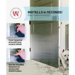 CLAWGUARD Universal Scratch Shield Barrier, Clear, 32 X 24-in -PetSafe Kong Shop 668670 PT4. AC SS1800 V1670960052