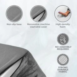 Precious Tails High Density Foam Sherpa Top 4 Steps Dog & Cat Stair -PetSafe Kong Shop 675014 PT4. AC SS1800 V1665779847