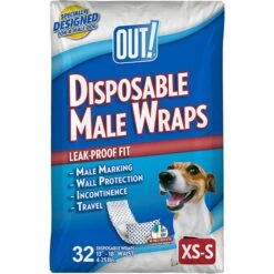 OUT! Disposable Male Dog Wraps & Fruitables Crispy Bacon & Apple Flavor Dog Treats -PetSafe Kong Shop 678198 PT1. AC SS1800 V1667598512